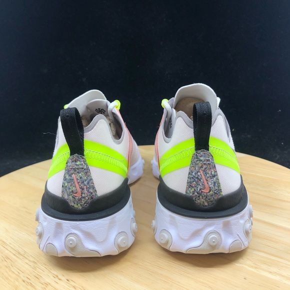 Nike Wmns React Element 55 PRM Light Soft Pink Women Running Shoes CD6964-600 - Picture 6 of 10